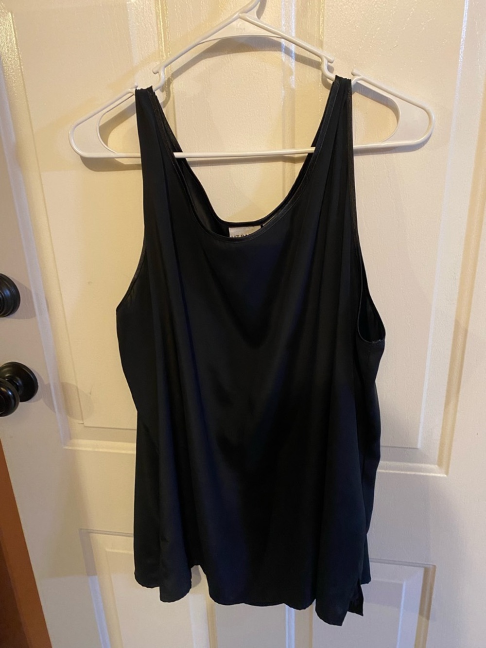 Liz Baker Black Scoop Neck Tank Top